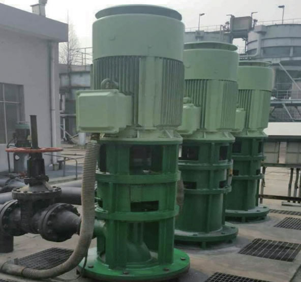Vertical turbine pump of Baling Petrochemical circulating pump project